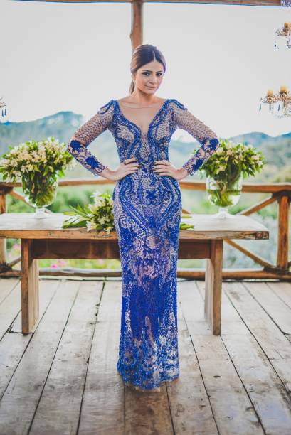 Vestido Fabiana Milazzo e joias Goldesign