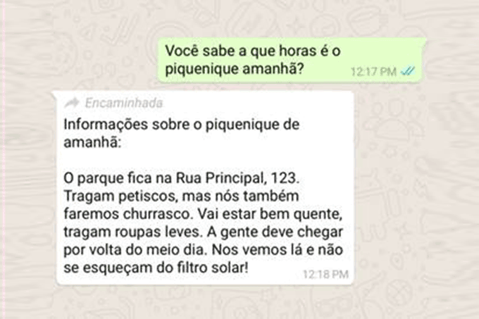 whatsapp-mensagem-encaminhada