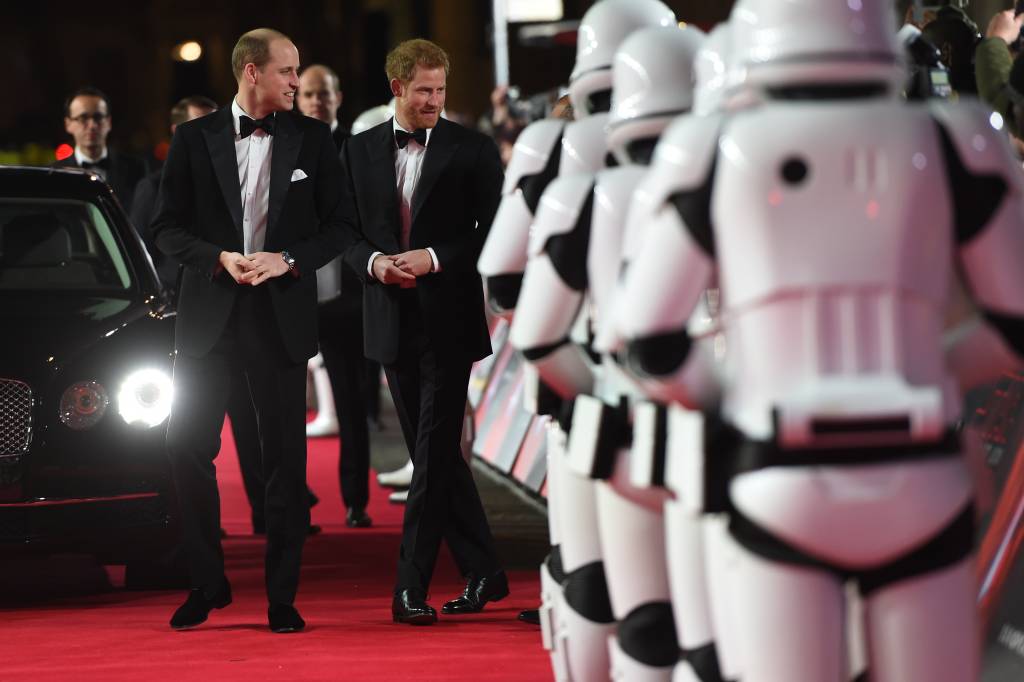 principe william principe harry star wars