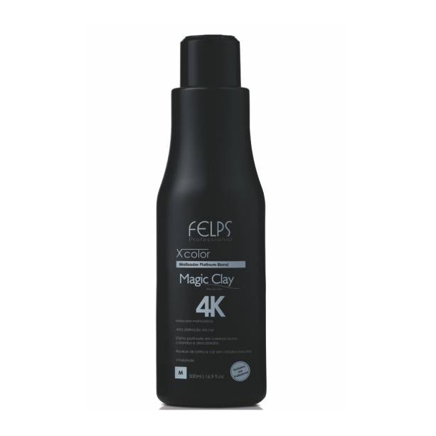 <b>Felps</b> Profissional Xcolor Magic Clay Black 4K - Máscara 100g - <b>R$ 15,90</b>