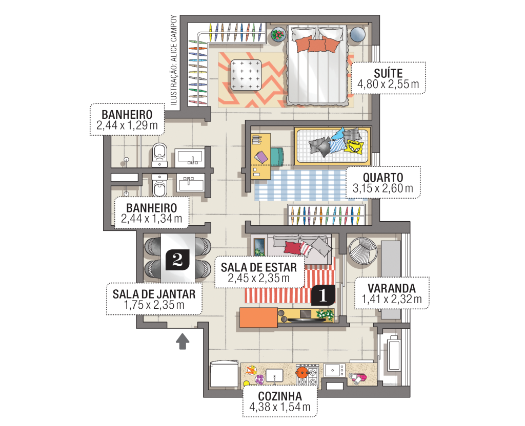 apartamento-de-63-m2-projeto-combina-madeira-com-toque-de-cor-planta