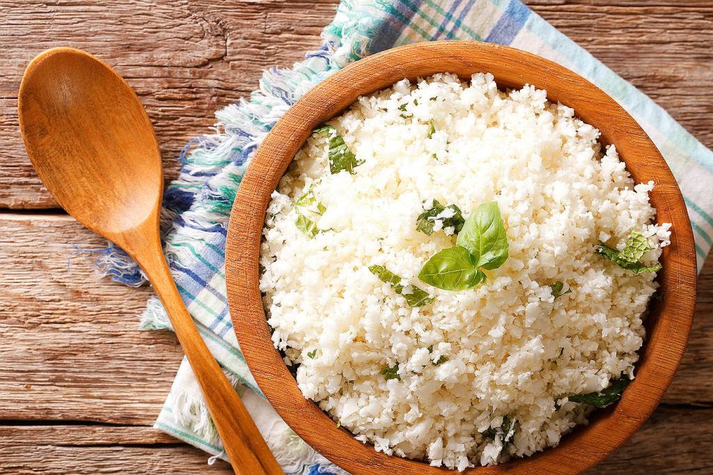 Arroz de couve-flor com ghee