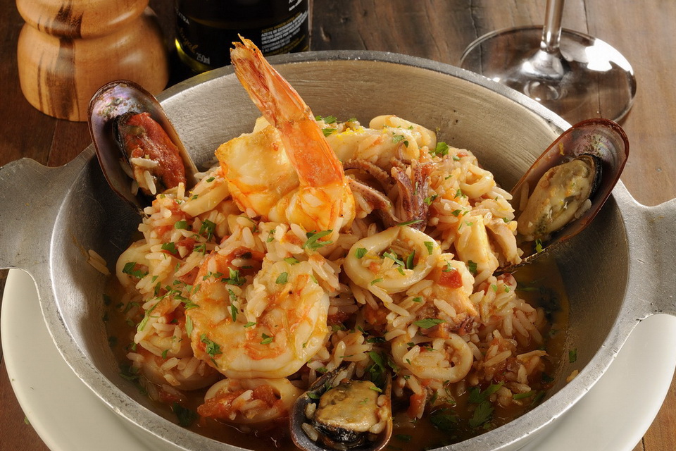 Arroz de frutos do mar