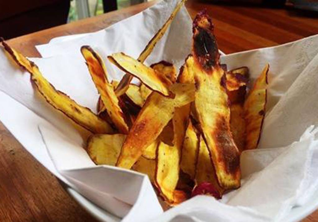 Batata-doce fit de micro-ondas é rápida de fazer
