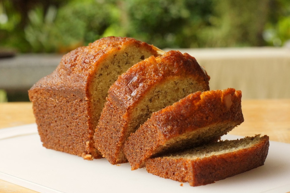 Bolo de banana light