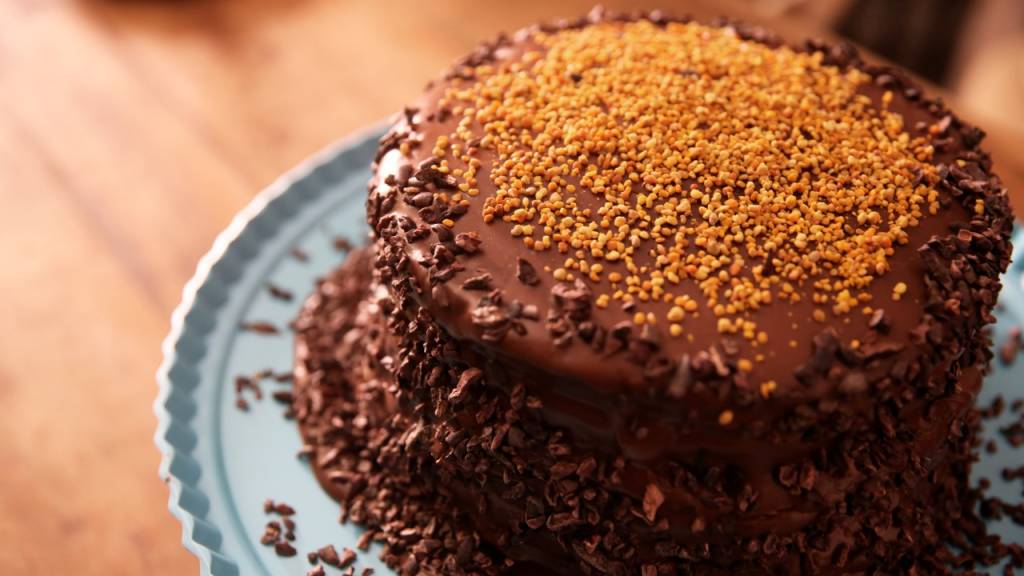 Bolo de chocolate trufado sem glúten e sem lactose