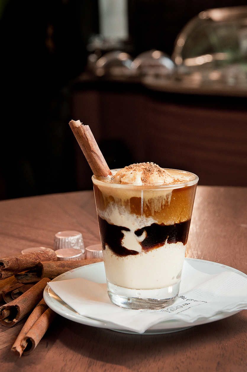 Café gelado com sorvete