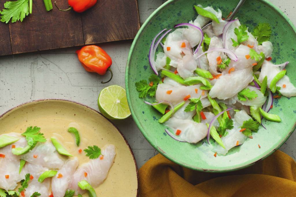 Ceviche de robalo
