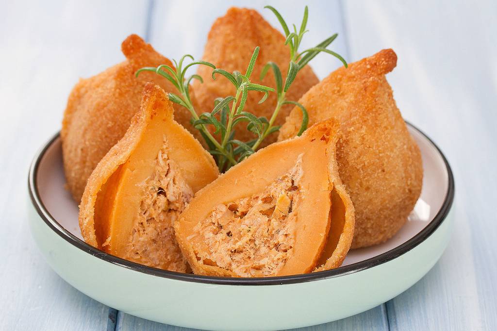 Coxinha de batata-doce