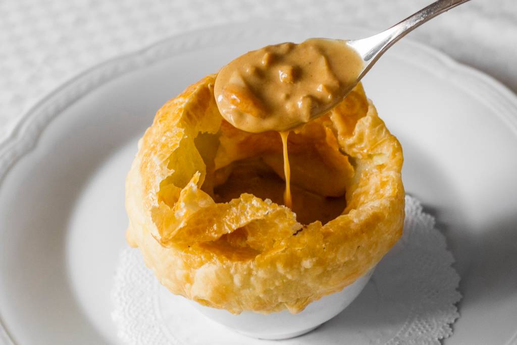 Creme de funghi ao forno