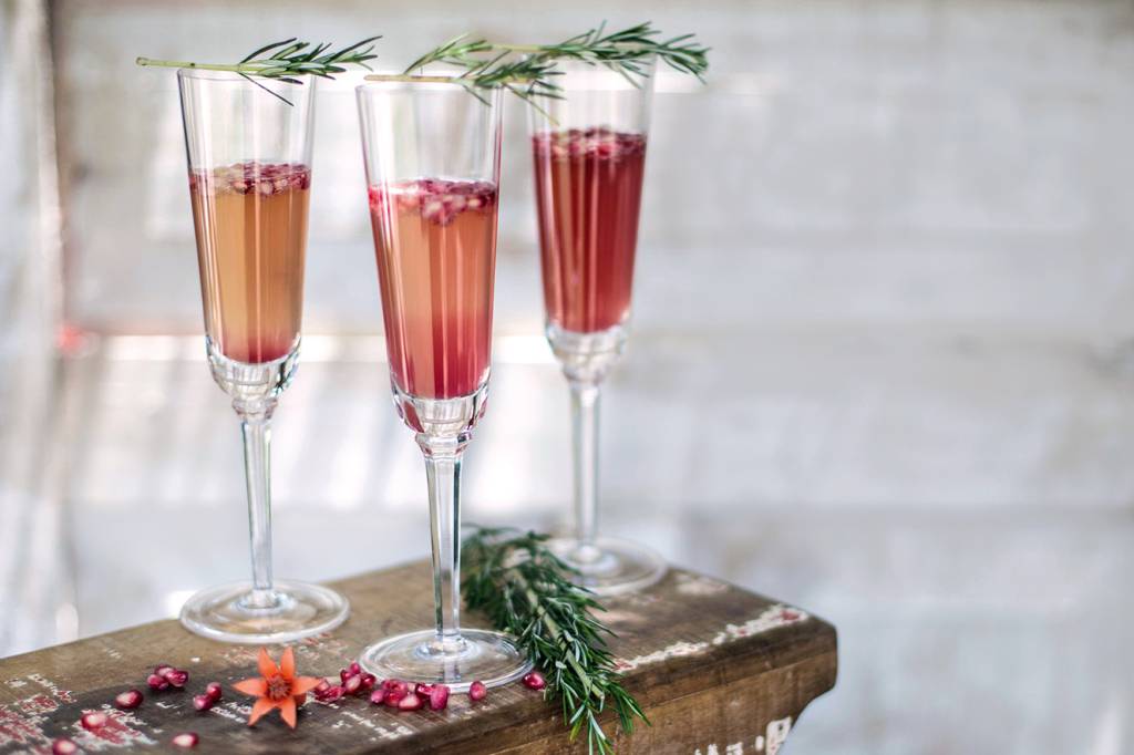 Drinque kir royal da sorte