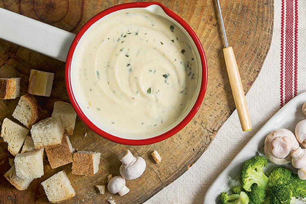Fondue de brie e gruyère