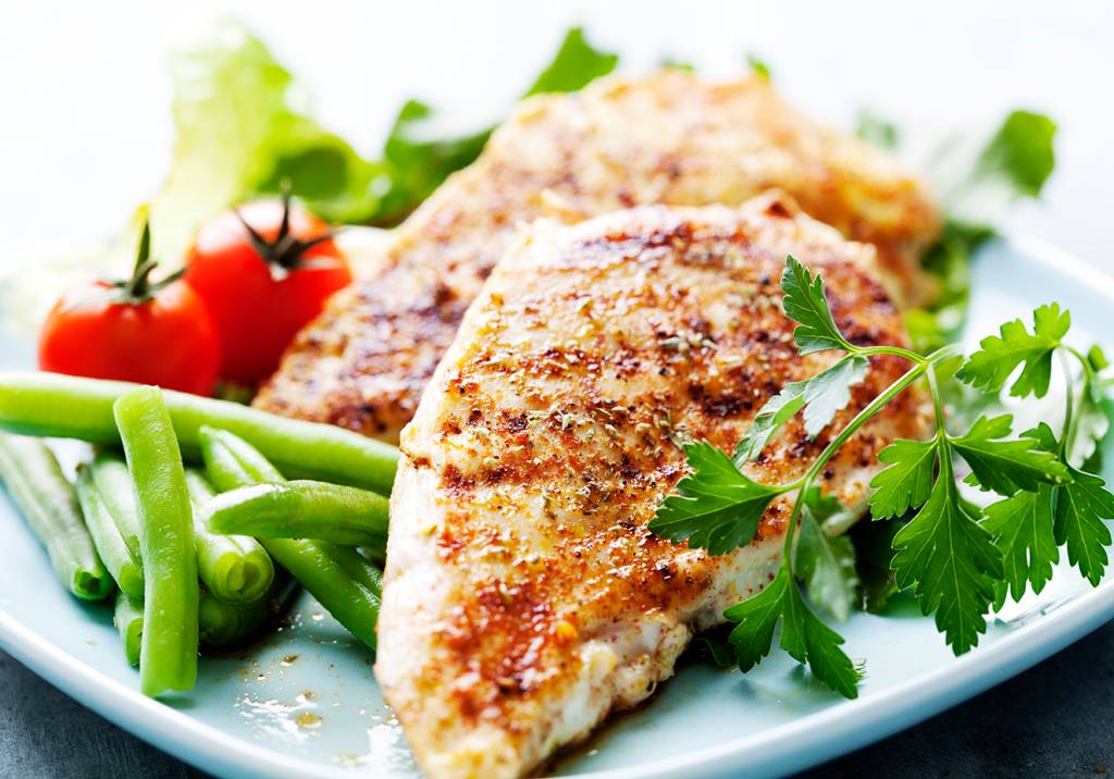 Frango com ervas aromáticas