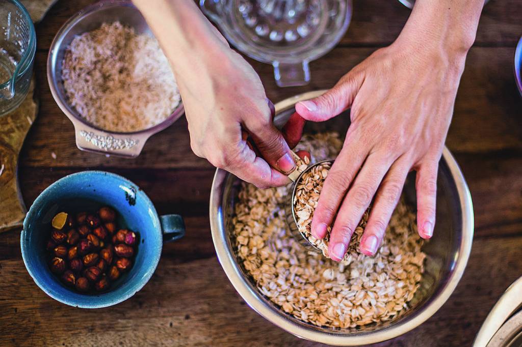 Granola tutti-frutti sem açúcar