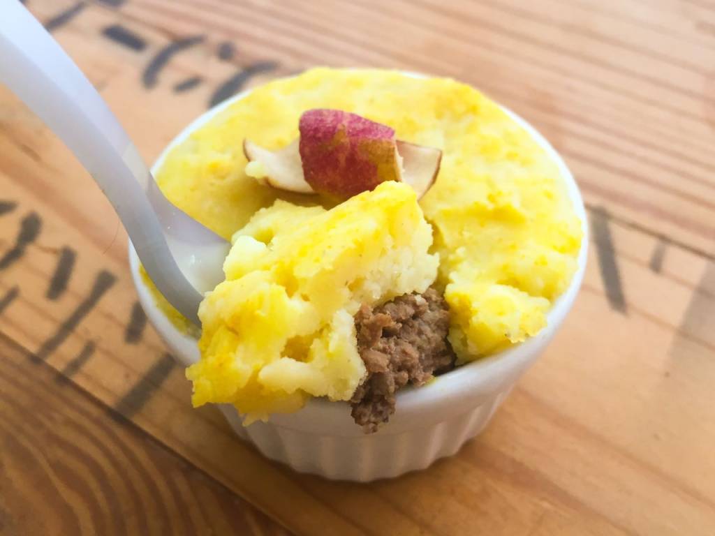Escondidinho de batata-doce com carne moída