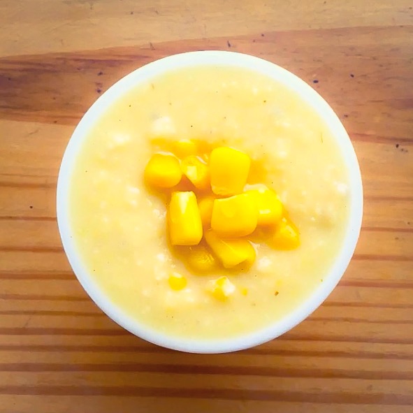 Creme de milho vegano