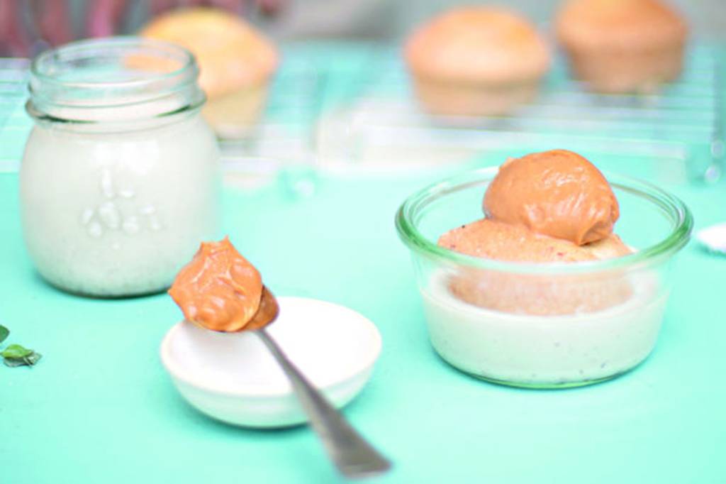 Pão de ló com doce de leite