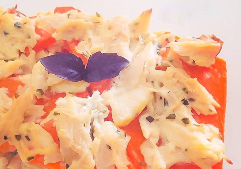 Lasanha de abóbora com frango sem glúten