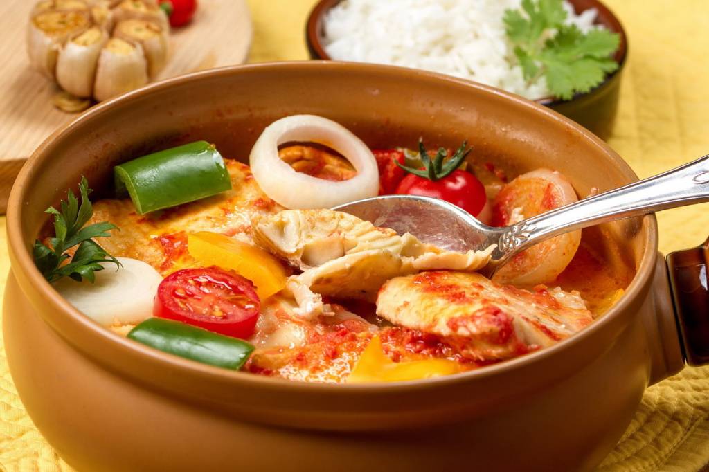 Moqueca de truta