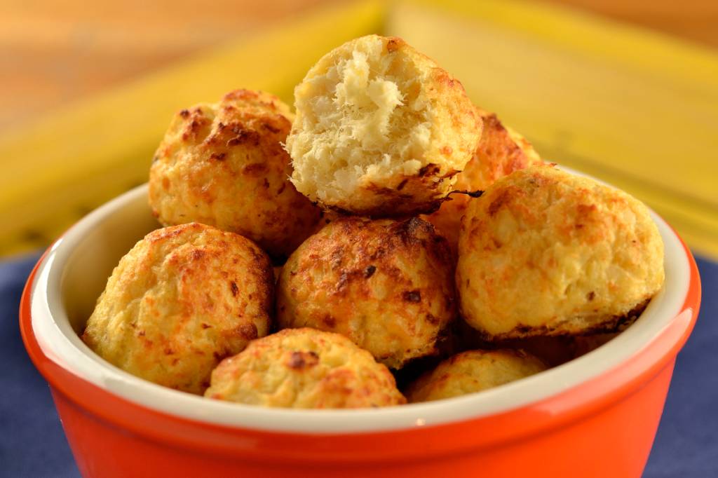 Bolinho assado de frango com couve-flor
