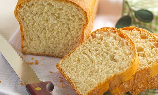 Pão de forma com mandioquinha