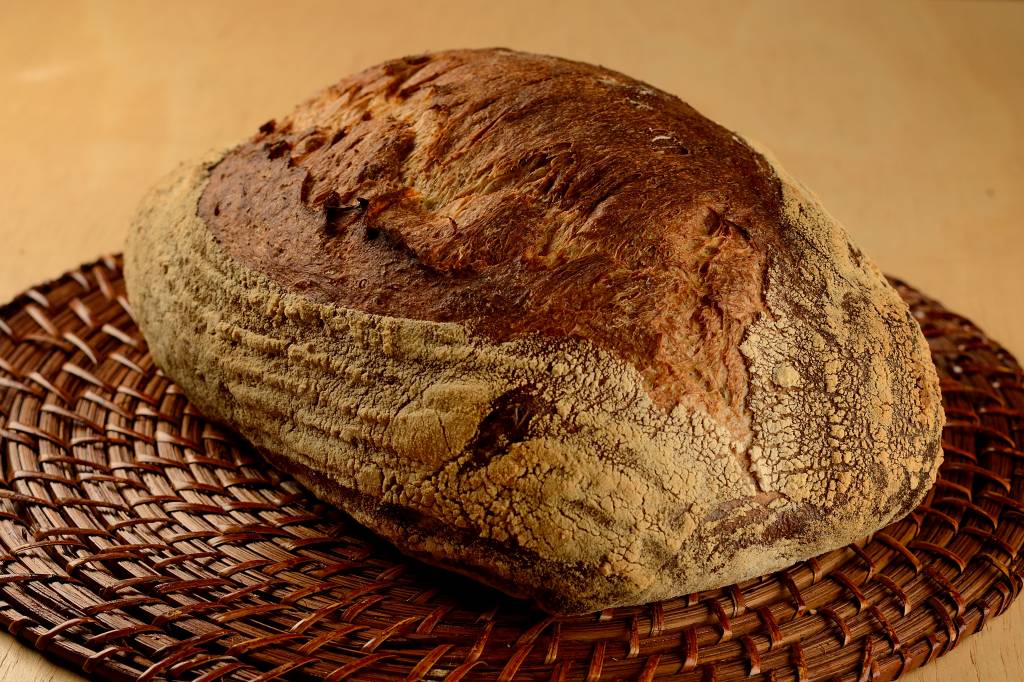 Pão de levain (fermentação natural)