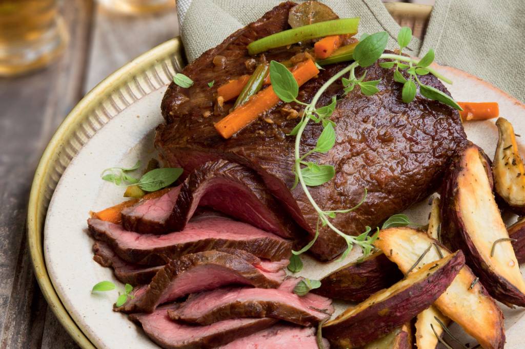 Picanha cozida na cerveja