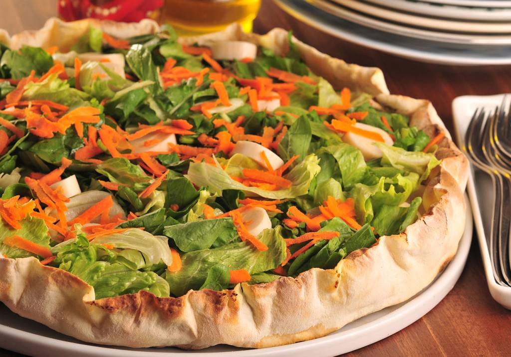 Pode comemorar. Esta pizza light está liberada!