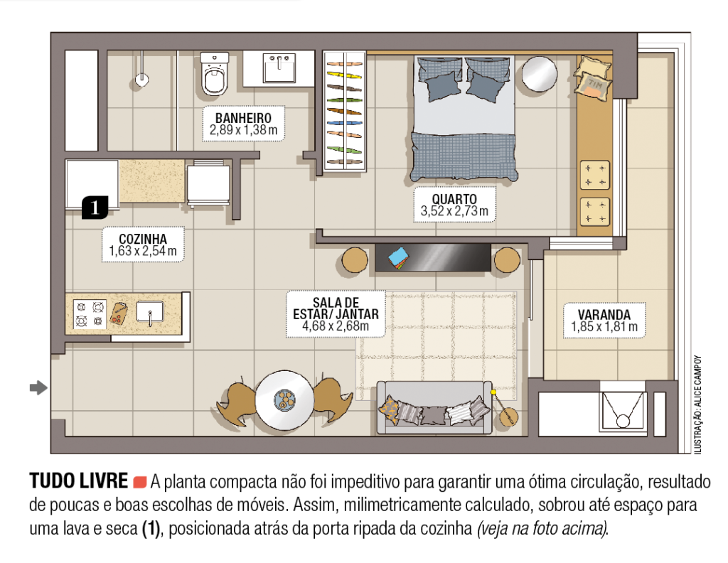 planta-apartamento-pequeno-com-cores-neutras-e-acabamentos-amadeirados