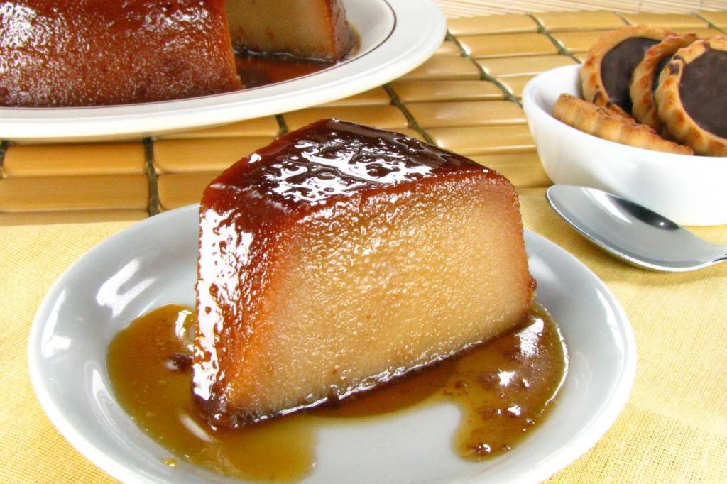 Pudim de biscoito ao caramelo