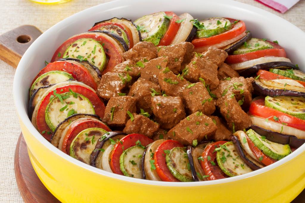 Coxão Duro com Ratatouille