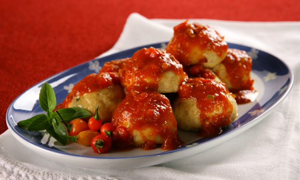 Almôndega de frango assada