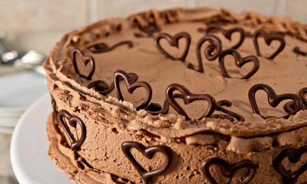 Arabescos de chocolate
