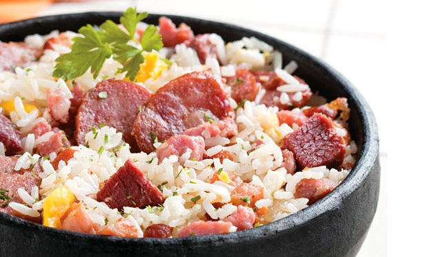 Arroz carreteiro superprático