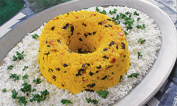 Arroz com açafrão