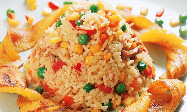Arroz com frango