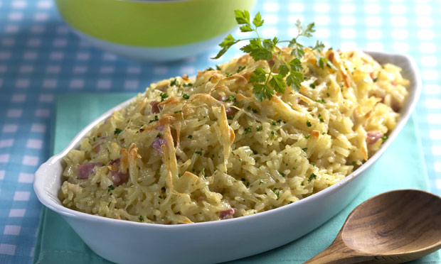 Arroz com parmesão