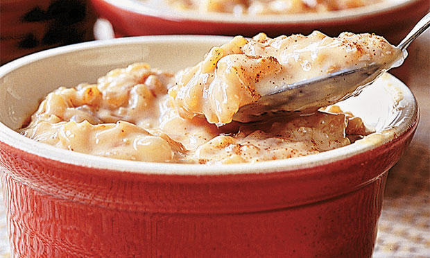 Arroz-doce caramelizado