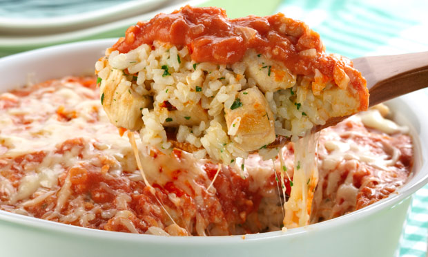 Arroz de forno com frango
