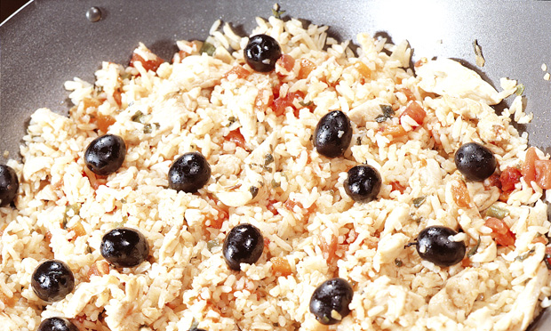 Arroz com frango