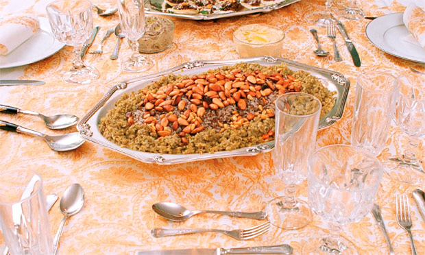 Arroz com trigo verde (mansaf frikee)