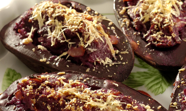 Batata-doce recheada