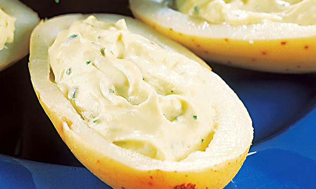 Batata recheada com ricota