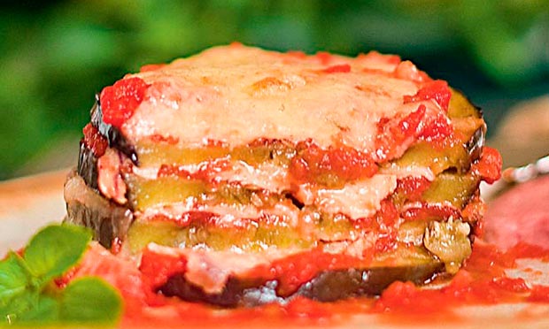 Berinjela à parmegiana
