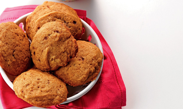 Biscoito de baunilha e açúcar mascavo