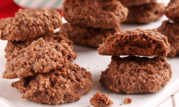 Biscoitos de chocolate e amêndoas