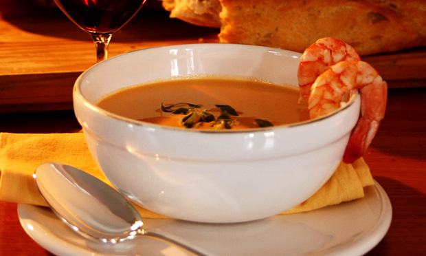 Bisque de camarão