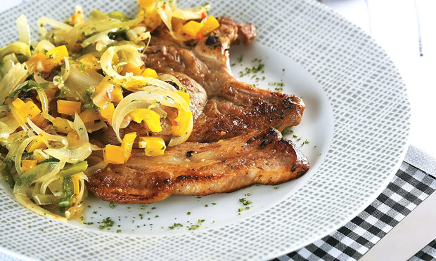Bisteca com Escarola