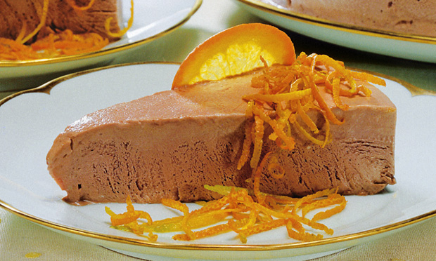 Bolo gelado de chocolate