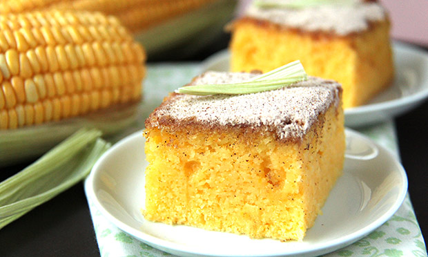 Bolo de milho verde sem glúten